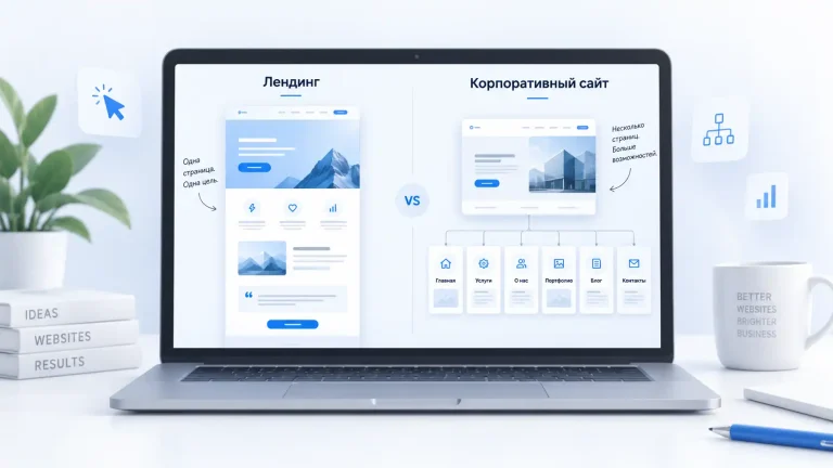 Ce este mai bine: un landing page sau un site corporativ?